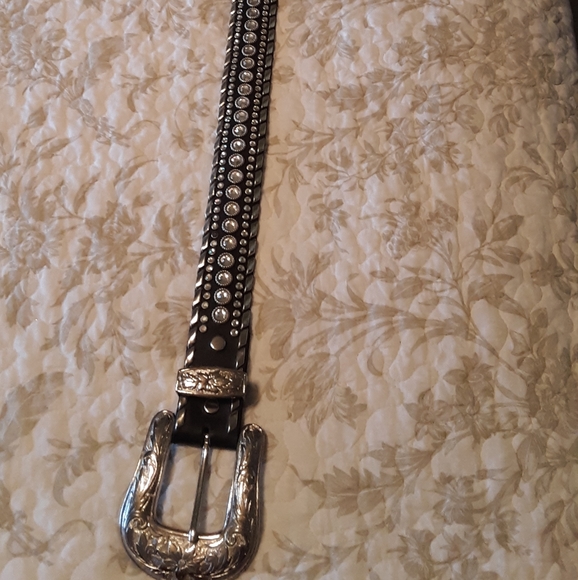 Kippys Accessories - Kippys black belt with crystals